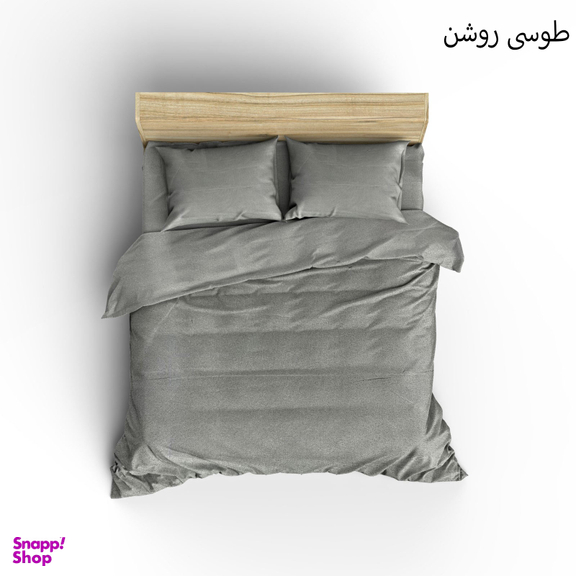 سرویس روتختی 2 نفره کوکو جم مدل تترون 6 تکه به همراه 1 عدد بالش کوکو جم مدل فابیو