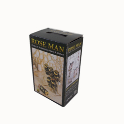 ست جای ادویه 7 پارچه رز من (Rose Man) مدل آلبا کروم طرح ماربل