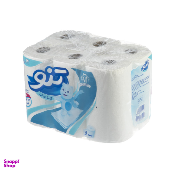 دستمال توالت تنو مدل Classic بسته 12 عددی