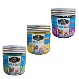 نمک حمام سگ و گربه رویال فید مدل BathSalt وزن 300 گرم بسته 3 عددی