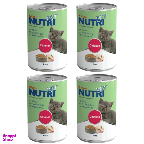 کنسرو بچه گربه نوتری پت مدل Kitten وزن 425 گرم بسته 4 عددی