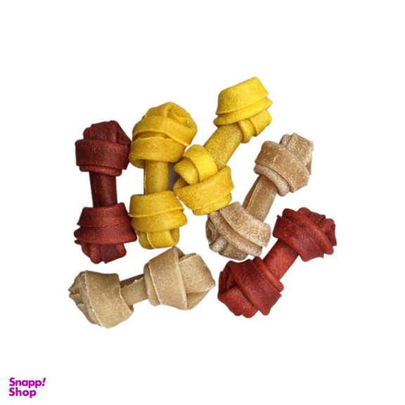 استخوان تشویقی سگ شهرپت (ShahrPet) مدل KB2-Mix وزن 100 گرم بسته 6 عددی