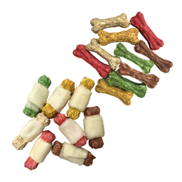 استخوان تشویقی سگ شهرپت (ShahrPet) مدل MB-Mix وزن 110 گرم بسته 10 عددی