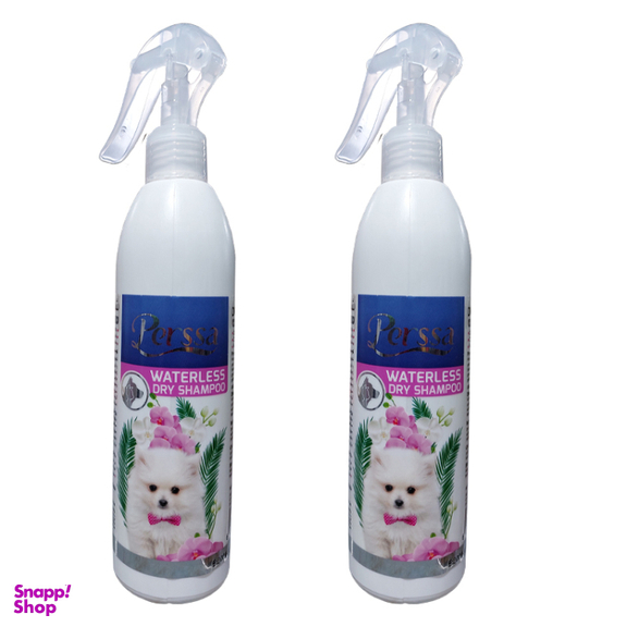 شامپو خشک سگ و گربه پرسا مدل Waterless حجم 300 میلی لیتر بسته 2 عددی