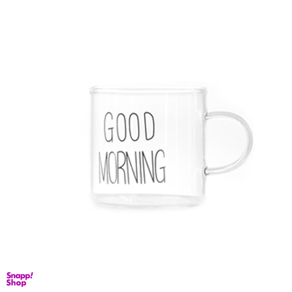 فنجان قهوه خوری مدل Good Morning بسته 6 عددی