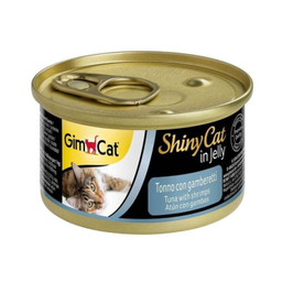 کنسرو گربه جیم کت (Gim Cat) طعم ماهی تن و میگو وزن 70 گرم