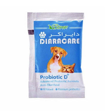 پروبیوتیک سگ و گربه دی پلاس دایراکر (DIARA CARE) وزن 10 گرم