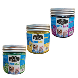 نمک حمام سگ و گربه رویال فید مدل Bath Salt وزن 300 گرم بسته 3 عددی