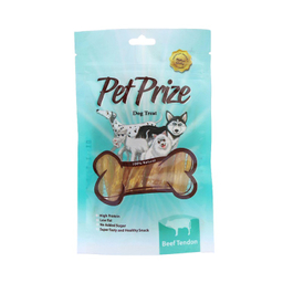 تشویقی سگ پت پرایز (Pet Prize) مدل Beef Tandon وزن 75 گرم بسته 2 عددی