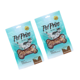تشویقی سگ پت پرایز (Pet Prize) مدل Chicken Bite وزن 50 گرم بسته 2 عددی