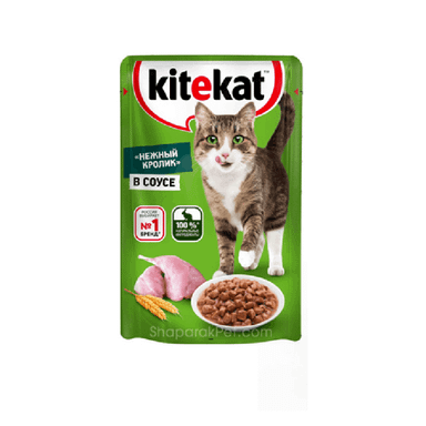 پوچ گربه کیت کت مدل خرگوش در سس وزن 85 گرم
