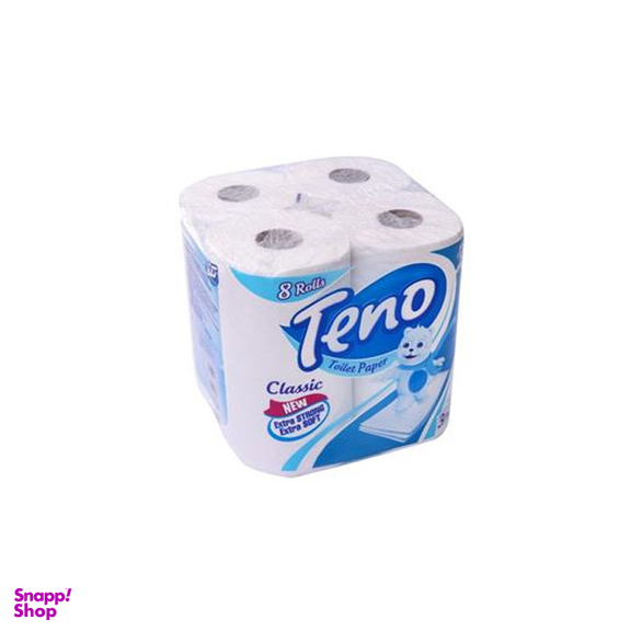 دستمال توالت تنو مدل Classic بسته 8 عددی