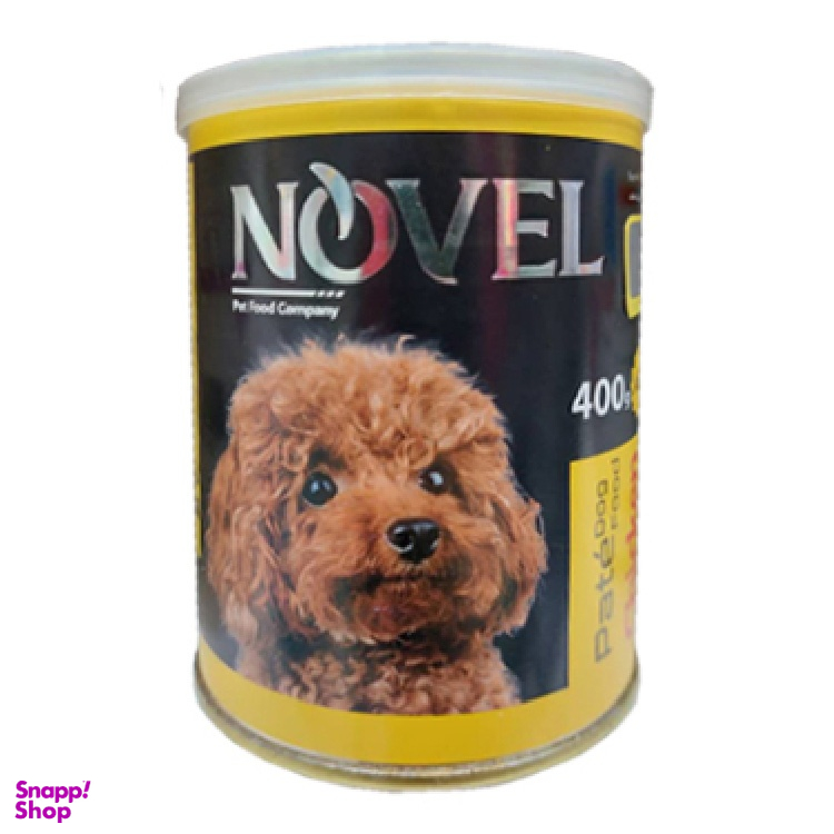 کنسرو سگ نوول (Nouvelle) مدل Chickenpate وزن 400 گرم بسته 6 عددی