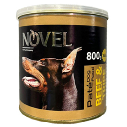 کنسرو غذای سگ نوول (Nouvelle) مدل BeefTripe وزن 800 گرم بسته 6 عددی