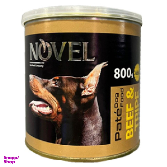 کنسرو غذای سگ نوول (Nouvelle) مدل BeefTripe وزن 800 گرم بسته 6 عددی