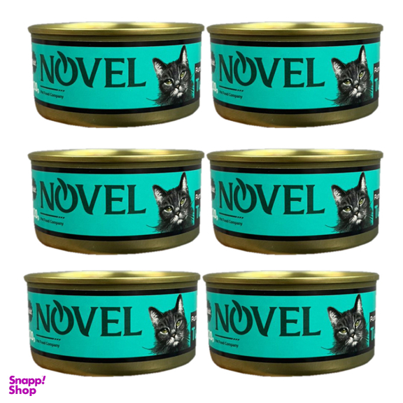 کنسرو غذای گربه نچرال نوول (Nouvelle) مدل Tuna وزن 120 گرم بسته 6 عددی