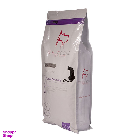 غذای خشک گربه سلبون (Celebon) مدل Sterilised وزن 2500 گرم