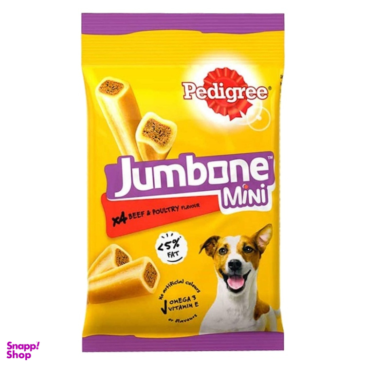 تشویقی سگ پدیگری (Pedigree) مدل Jumbone Mini وزن 160 گرم