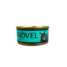 کنسرو غذای گربه نوول لوکس (Novel Luxe) مدل Mix وزن 120 گرم بسته 6 عددی رنگ سبز