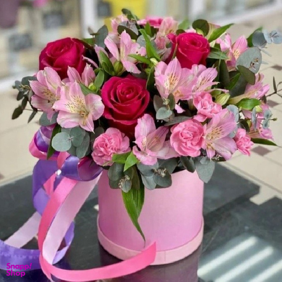 باکس گل طبیعی الماس کد 5