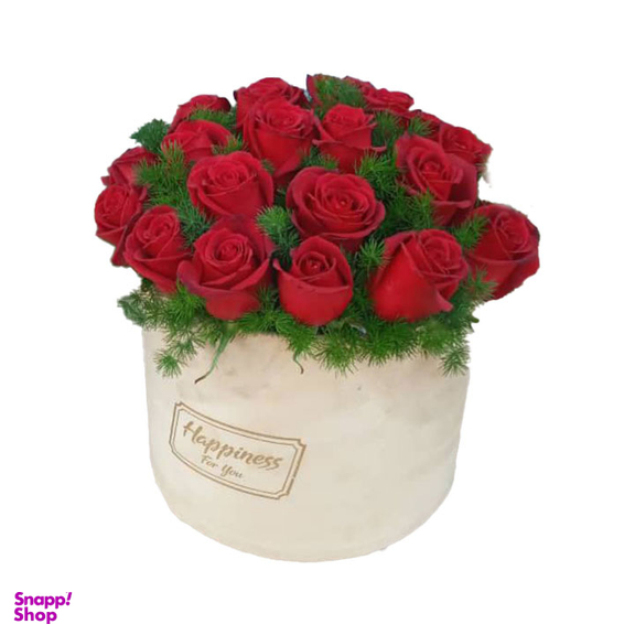 باکس گل طبیعی گرد رز هلندی