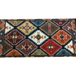 پادری گلیمی مدل لوزی 26 سایز 50×80 سانتی متر