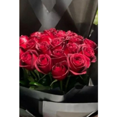 دسته گل رز هلندی رنگ قرمز