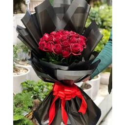 دسته گل رز هلندی رنگ قرمز