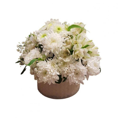 باکس گل طبیعی داوودی آلسترومریا چیپسیا مدل 2