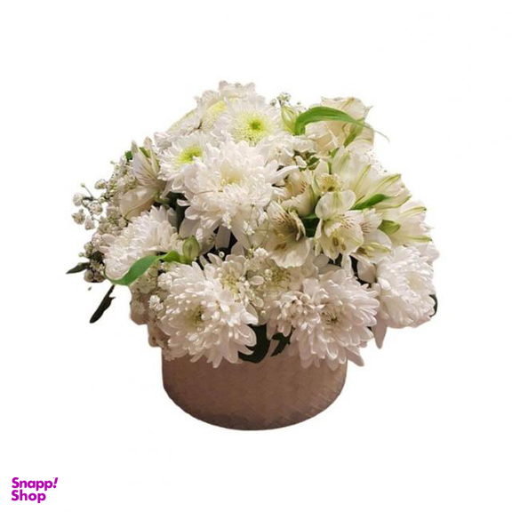 باکس گل طبیعی داوودی آلسترومریا چیپسیا مدل 2