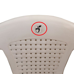 صندلی طرح دسته دار مدل بلوط حصیری کد YP-854-78CM