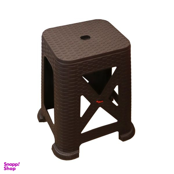چهارپایه سامکو مدل حصیر بافت کد YPB-867-45CM