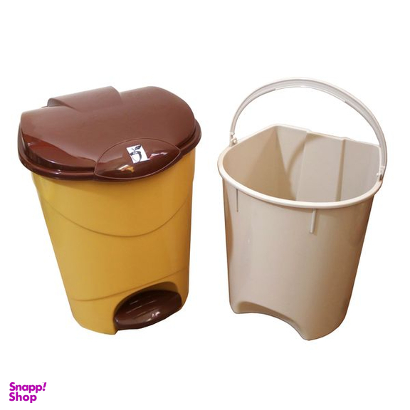 سطل زباله پدالی طرح دوجداره مدل بلوط کد YP3-MJ-2430