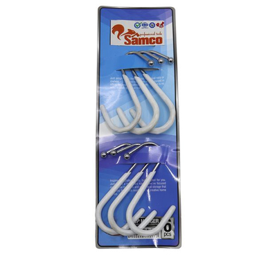 قلاب آویز لیوان سامکو مدل روکش دار کد YPLM-06 مجموعه 6 عددی