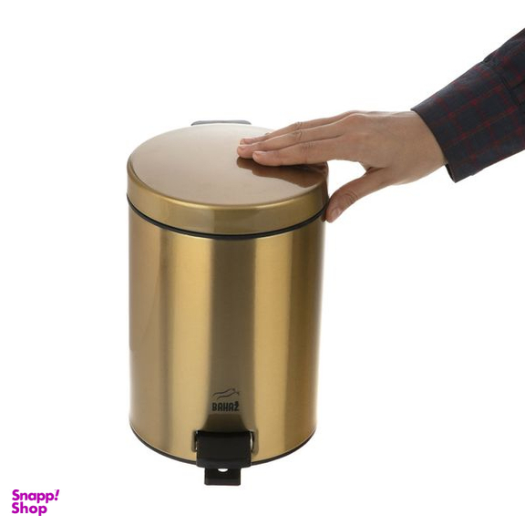 سطل زباله پدالی بهازکالا مدل آرام بند کد YP-3L گنجایش 3 لیتر