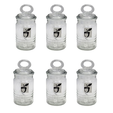 جای ادویه مدل بلوط کد YP-200ML مجموعه 6 عددی
