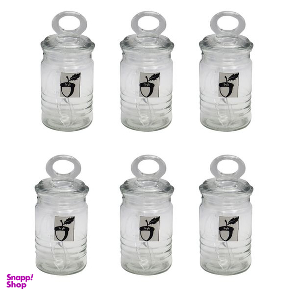 جای ادویه مدل بلوط کد YP-200ML مجموعه 6 عددی