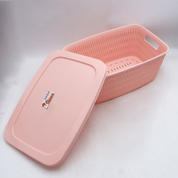 سبد آشپزخانه طرح مستطیل مدل درب دار کد YP-SIZE1-33.5CM