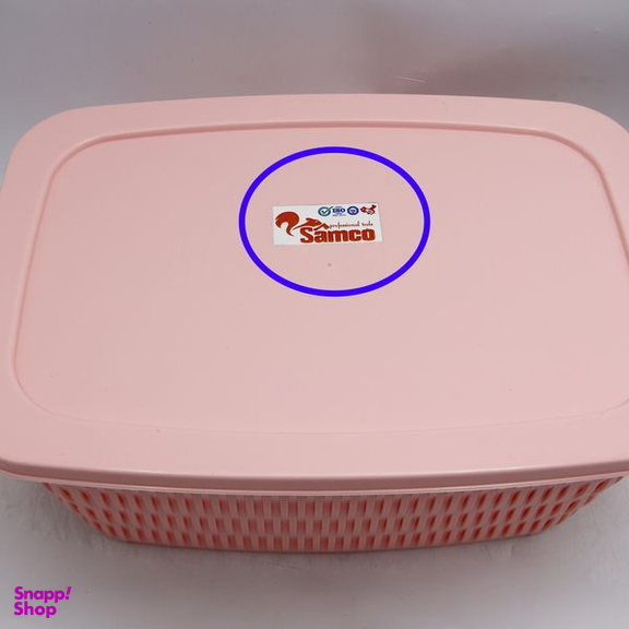 سبد آشپزخانه طرح مستطیل مدل درب دار کد YP-SIZE1-33.5CM