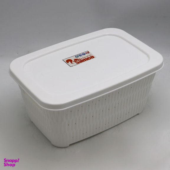 سبد سامکو طرح مستطیل مدل درب دار کد YP-SIZE3-23.5