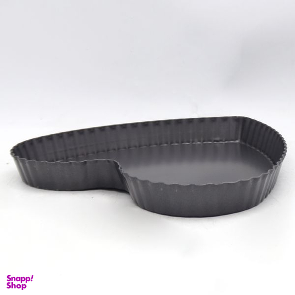 قالب تارت طرح قلب مدل بلوط کد YP-26x26x2.5CM