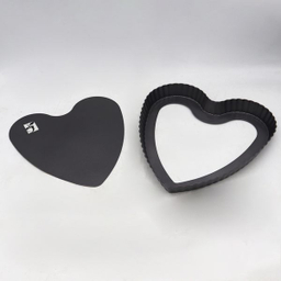 قالب تارت طرح قلب مدل بلوط کد YP-26x26x2.5CM