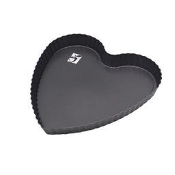 قالب تارت طرح قلب مدل بلوط کد YP-26x26x2.5CM