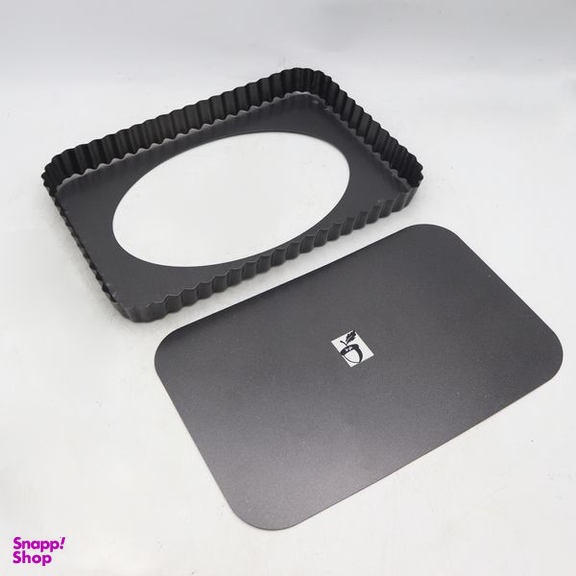 قالب تارت طرح مستطیل مدل بلوط کد YP-PAHN-31x21x3CM