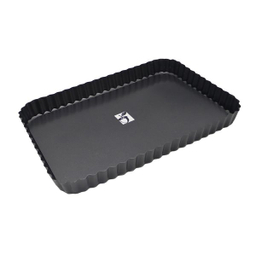 قالب تارت طرح مستطیل مدل بلوط کد YP-PAHN-31x21x3CM