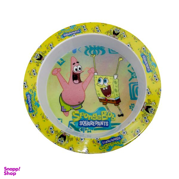 بشقاب کودک مدل باب اسفنجی کد YP-ZARD-5020-22CM