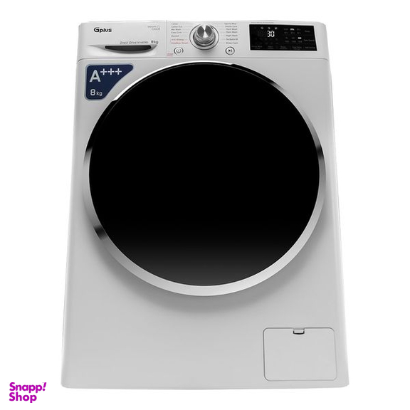 ماشین لباسشویی جی پلاس (GPlus) مدل GWM-L880W ظرفیت 8 کیلوگرم