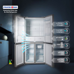 یخچال و فریزر ساید بای ساید 19 فوت پاکشوما (Pakshoma) مدل P190S