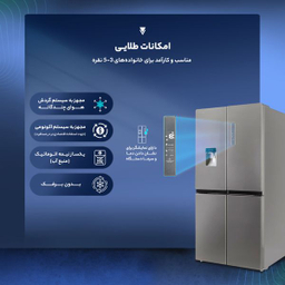 یخچال و فریزر ساید بای ساید 19 فوت پاکشوما (Pakshoma) مدل P190S