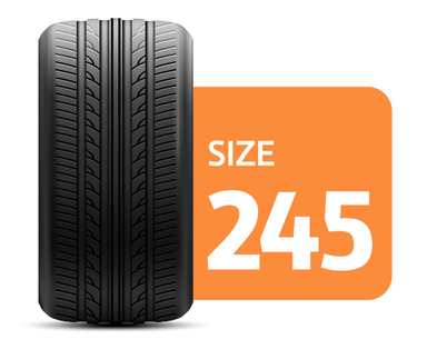 245mm